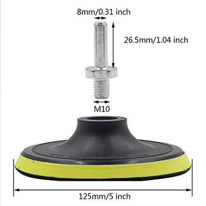 Luomorgo 5 inch Hook & Loop Backing Pad Orbital Sander Polisher - style: 5 Inch