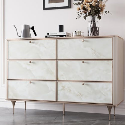 VaryPaper Large Size 32"x118" Thick Cream Marble Countertop Contact Paper Peel and Stick Marble Wallpaper Waterproof Kitchen Vinyl Wrap for Countertops Table Removable Self Adhesive Granite Wall Paper - size: 32" x 118"