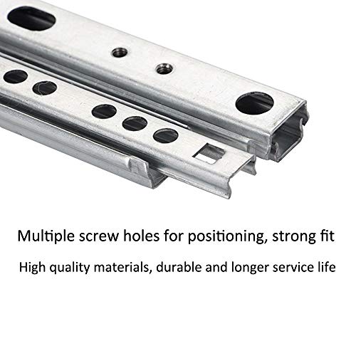 ETOPARS 5 Pairs 14" Heavy Duty 17mm Drawer Runners Slide Ball Bearing - size: 14" / 342mm