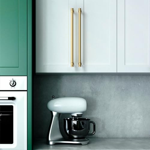 Asidrama 10 Pack 10 Inch Champagne Bronze Kitchen Cabinet Handles - color: Champagne Bronze, size: 10" Hole Center(254mm)