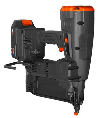 WEN 20V Max Cordless Brushless 18-Gauge Brad Nailer with 2.0Ah Battery and Charger (20518) - size: 20V 18-Gauge Brushless Nailer