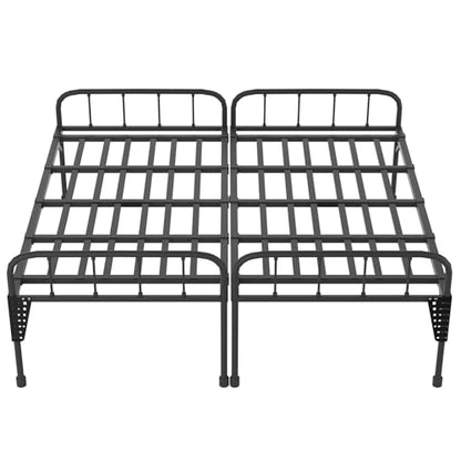 4pcs Headboards Brackets for Metal Bed Frame Headboard Mounting Bracket Headboard Attachment Kit Compatible with14,16,18inches Headboards - color: Black-4PCS