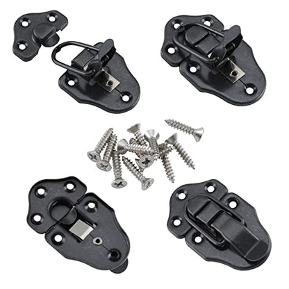 Duckbill Hasp Latches, Small Toggle Box Latches, Oil Rubbed Bronze, 2 Pack - color: Oil Rubbed Bronze, size: 2 Sell Pack