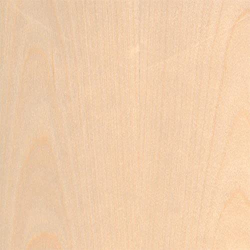 Birch White PS Veneer 10MIL 2x8 Paperback Sheets - color: Birch White PS, size: 2x8, style: 10MIL Paperback