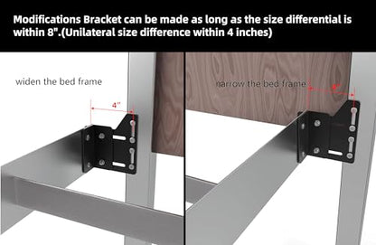 Bed Frame Brackets Adapter for Headboard Extra, Bed Modification Plate