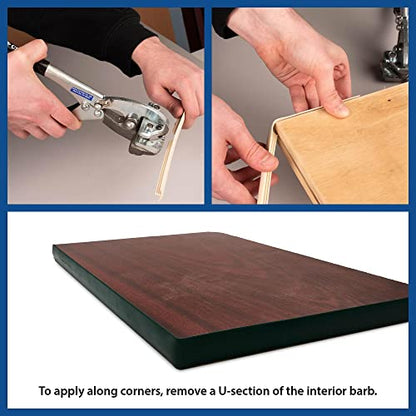 Outwater Plastic T molding 3/4 Inch Wide Dark Chocolate Brown Flexible Polyethylene Center Barb Tee Moulding 25 Foot Coil - color: Brown, size: 25 Feet