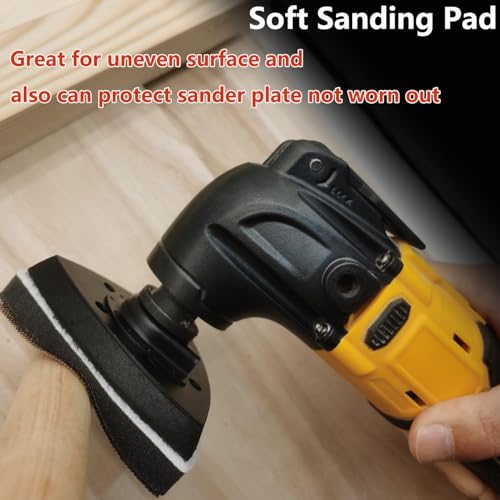 FOWOK 89Pcs Oscillating Tool Sanding Pads Kit for Finishing Detail Sanding - style: 89Pcs