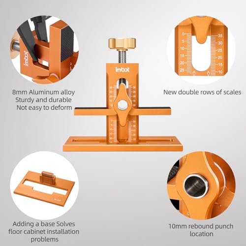 Imbot Cabinet Door Mounting Jig 3-in-1 Standard Version - size: Standard Version