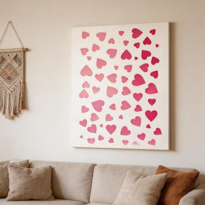 TIAMECH A4 Reusable Love Heart Stencil for Painting - color: Love Heart