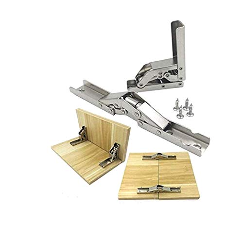 90 Degree Folding Door/Frame Hinge Hidden Bracket (2 Pieces)