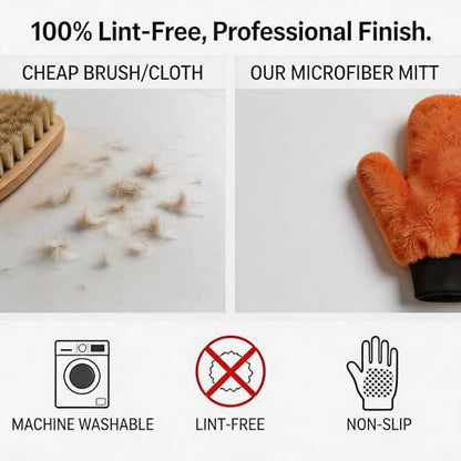 15 Pcs Microfiber Painting Mitts with Thumb, 3 Colors Paint Mitt Gloves for Furniture Staining, Reusable Lint-free Dusting Cleaning Gloves for House, Car Wash & Polishing