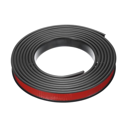 uxcell U-Shape Edge Banding, 9.8ft x 20mm TPE Self-Adhesive Veneer Edging, Plywood Edge Trim Flexible Furniture Edge Protector for Countertop Cabinet Shelf Repair Restoration (Black) - color: Black, size: 20mm