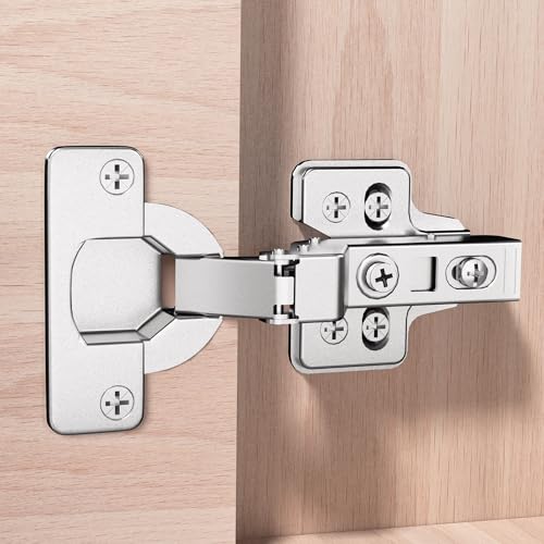 2-Pack Soft Close 40mm Cup Cabinet Hinges for Thick Door(18-28mm) - size: Inset