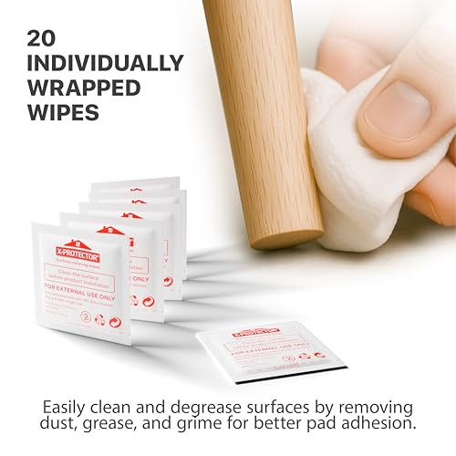 X-PROTECTOR 357 pcs Premium Huge Pack Felt Furniture Pads and Furniture Pads Preparation Set