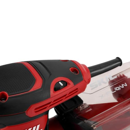 SKIL 5” Random Orbital Sander with Cyclonic Dust Box & 3pc Sanding Sheet - SR211601, Multicolor - style: Orbital Sander
