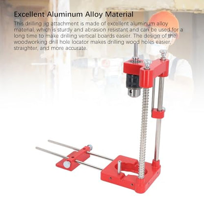 Adjustable Drill Locator Woodworking Hole Punch Template for Precision Drilling Cabinet Furniture Assembly