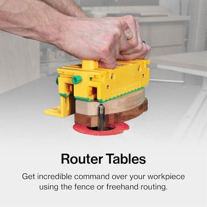MICROJIG GRR-RIPPER GR-100 3D Table Saw Pushblock, Yellow - style: Classic