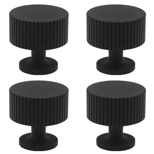 4 Pack Dresser Knobs Black Cabinet Knobs, Kitchen Drawer knobs - color: Black, size: 4 Pack