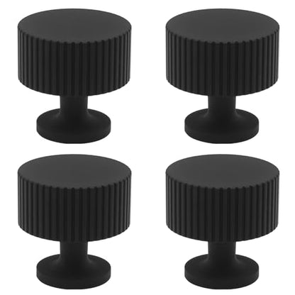 4 Pack Dresser Knobs Black Cabinet Knobs, Kitchen Drawer knobs - color: Black, size: 4 Pack