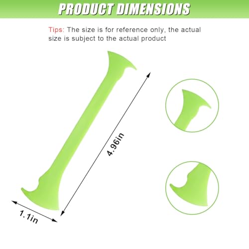 4PCS Car Vinyl Wrap Scraper Tool, Double Axe, Green - size: GN&Db