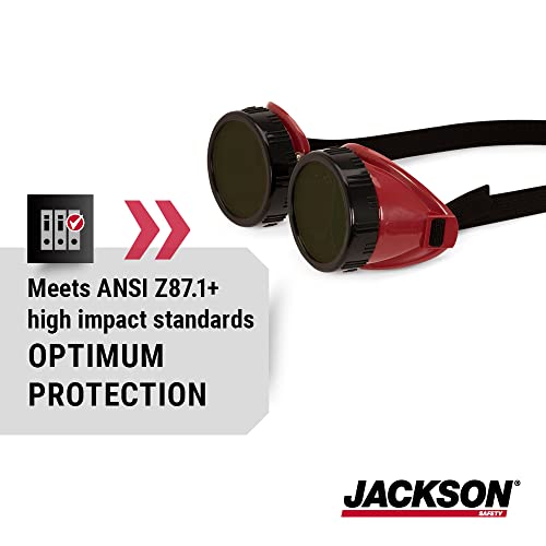 Jackson Safety WS Series Retro Safety Goggles - color: Iruv Shade 5, size: One Size, style: Eye Cup