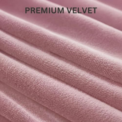 Deisy Dee Stretch Velvet Slipcover for Stacking Chairs - Universal Fit for Office, Conference, Waiting Room & Guest Chairs (Back & Seat Covers) (Pink) - color: Pink