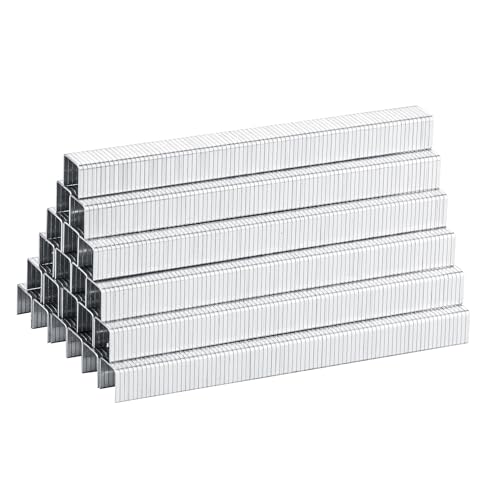 meite T50 Staples, 9/16 Inch Heavy Duty Staples for Staple Gun, Galvanized 20 Gauge 3/8 Inch Crown Staple for Upholstery, Construction, Furniture (1 Case) - size: 3/8 Inch, style: 20 Boxes