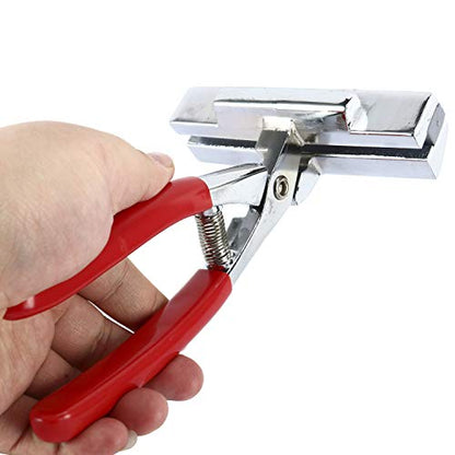 YaeTek Professional Canvas Stretching Plier – Extra Wide 4-3/4" (12cm) with Spring Return Handle Rubberized Grip for Canvas Stretcher Bars, Clamp Art Oil Painting Tool