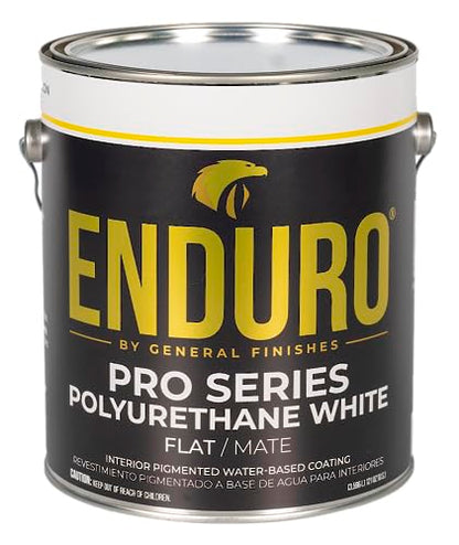 General Finishes Enduro Pro Series White Polyurethane, 1 Gallon, Flat - color: Flat