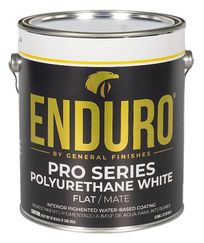 General Finishes Enduro Pro Series White Polyurethane, 1 Gallon, Flat - color: Flat
