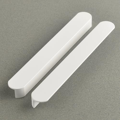 5 Pack Bathroom Vanity Pulls White Cabinet Handles Kitchen Drawer Pulls 6.3 Inch Hole Center Closet Door Handle Dresser Handles Replacement - color: White-5 Pack, size: 6.3 Inch(160mm)