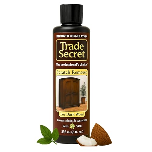 Trade Secret Dark Wood Scratch Remover for Furniture and Floors, 8 oz - color: Dark Wood Tones