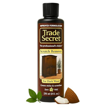 Trade Secret Dark Wood Scratch Remover for Furniture and Floors, 8 oz - color: Dark Wood Tones