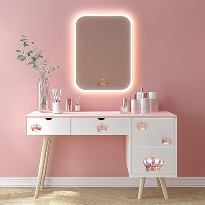 Peacoblue Crown Rub On Transfers for Furniture Craft 6"x12" - style: Crown