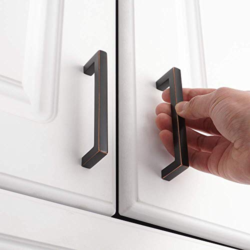 KOOFIZO 10 Pack 3-3/4 in Oil Rubbed Bronze Cabinet Pulls Drawer Handle 1816 - color: Oil Rubbed Bronze, size: 3-3/4" CC - 10Pcs