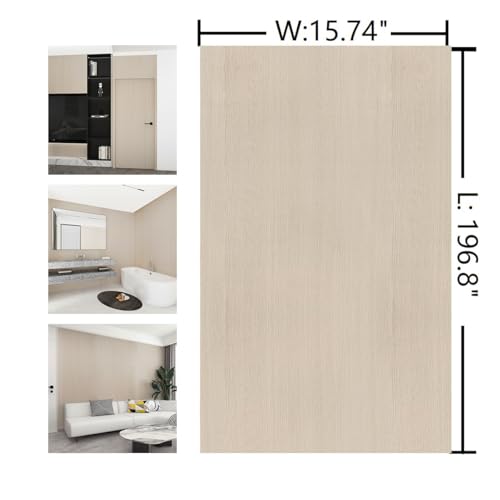 Boobest 15.7"x196.8" Light Wood Contact Paper for Countertop Peel and Stick - color: Beige, size: 15.7" x 196.8"