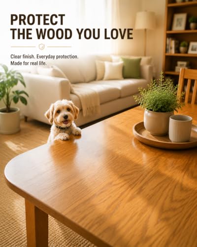 Water Based Polyurethane Acrylic Wood Sealer with Tools - color: Matte