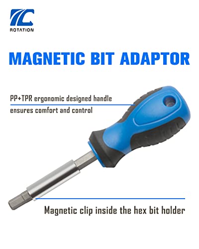 ROTATION 38PC 1/4 Bit Driver Screwdriver Bit Set - style: 38pc