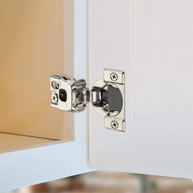 HOME EDIT 5 Pair 1 Inch Overlay Soft Close Cabinet Hinges Door Hinges - size: 1 inch Overlay