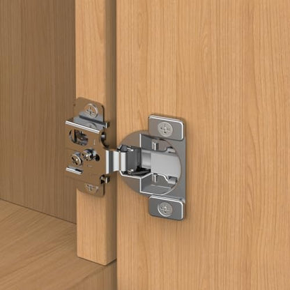 Chibery 10 Pack Face Frame Cabinet Hinges, 1/2" Overlay, Soft Close, 105° - size: 1/2 Inch Overlay