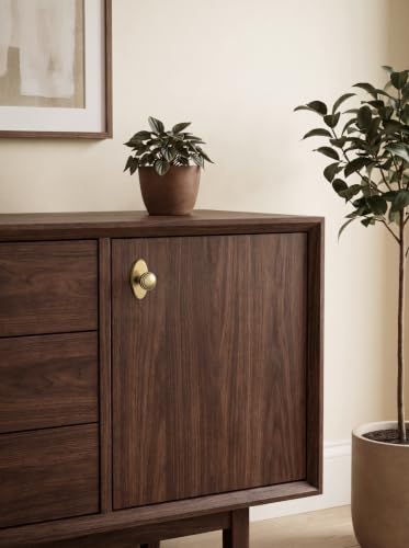 6Pack Champagne Bronze Cabinet Knobs with Backplate Drawer knobs - color: Champagne Bronze, style: Oval