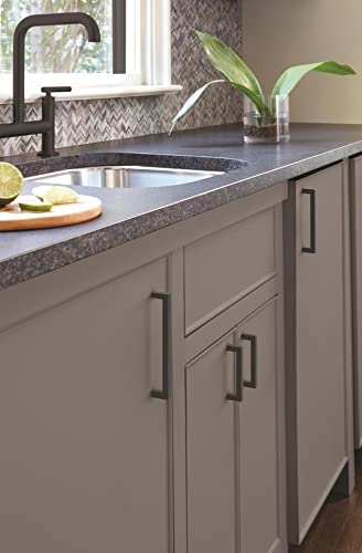 Amerock 6-5/16" Monument Matte Black Drawer Pull - color: Matte Black, size: 6-5/16 Inch (160 mm) Center-to-Center
