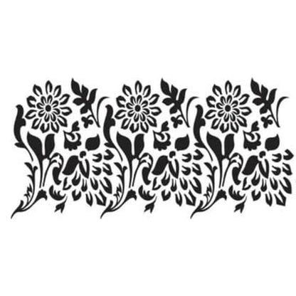 Dixie Belle Paint Company Stencil - Tea Towel Floral - 16� x 20� - style: Tea Towel Floral