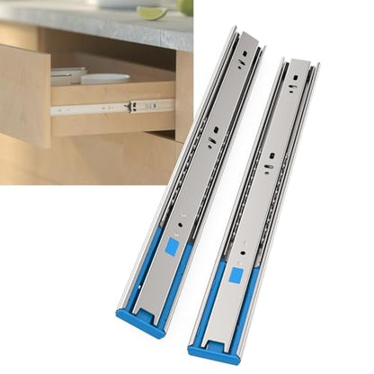 12 Inch 6 Pairs Soft Close Drawer Slides Full Extension Side Mount - size: 12 Inch-6 Pair