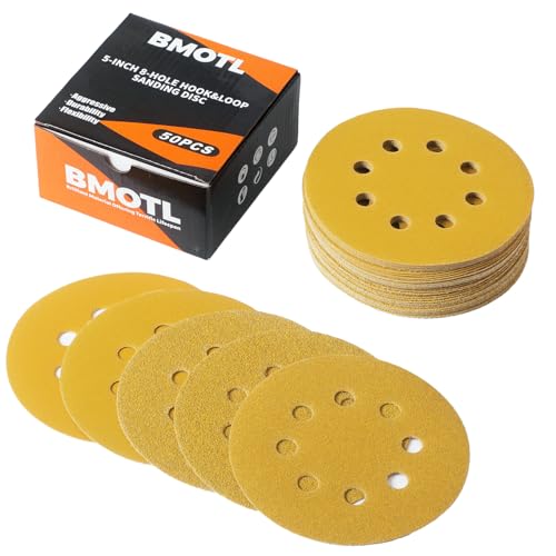 50Pcs 5 Inch Wet Dry Sanding Discs: 60-320 Grit Assorment
