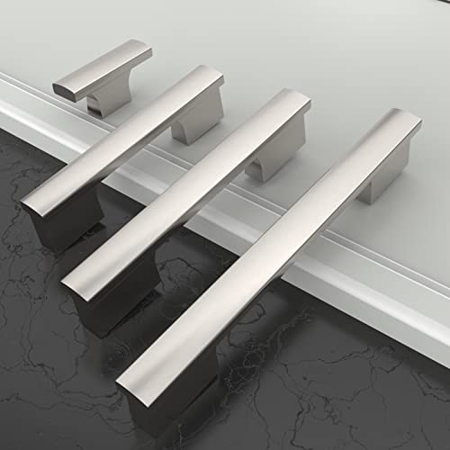 Amerdeco 20 Pack Brushed Satin Nickel Cabinet Pulls 4 Inch(102MM) Hole Centers Kitchen Cabinet Handles Hardware Kitchen Handles for Cabinets Cupboard Handles Drawer Pulls…ZH0026… - color: Brushed Satin Nickel, size: 4"/102MM Hole Center, style: 20 Pack