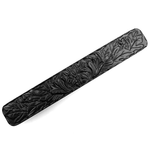 JETLAND Bridged Drawer Cabinet Pulls, 6-Pack Flat Black 3" Hole Centers, Antique Peony Solid Cast, TG01150B076 - color: Flat Black, size: 3 Inch Hole Centers