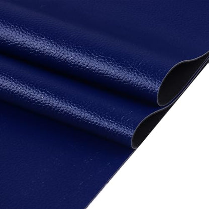 Ramya Faux Leather Sheets Roll 12" X 53"(30cm X 135cm) Upholstery Faux Leather Suitable for Handmade DIY, Earrings, Hair Clips, Sewing Crafts Projects (Royal Blue) - color: Royal Blue