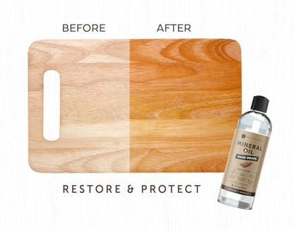 Kate Naturals Mineral Oil for Wood Cutting Board, Food Grade, Odorless,16oz - size: 16 fl oz