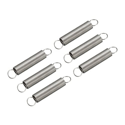 METALLIXITY Extension Spring (0.5x6x35mm/0.02"x0.24"x1.38") 10Pcs - size: 0.02"x0.24"x1.38"